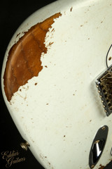 Fender Custom Shop Eddie's Guitars Exclusive Dealer Select Roasted 1963 Stratocaster Heavy Relic - Olympic White