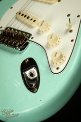 Fender Custom Shop Eddie's Guitars Exclusive Dealer Select Roasted 1963 Stratocaster Journeyman - Surf Green
