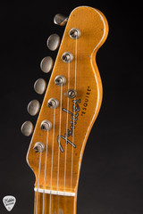 Fender Custom shop ltd 1950 double esquire super heavy relic electric guitar in aged black