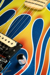 2023 - Kramer Baretta "Hot Rod" Blue Sparkle with Flames