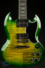 Sale Pending - 2023 - Gibson Custom Shop PSL SG Custom Figured Top Iguana Burst 6.14 #CS300785