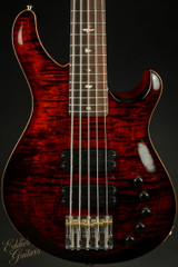 Used - Paul Reed Smith Grainger 5 String Bass - Fire Red Burst