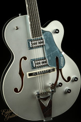 Gretsch G6118T-140 LTD 140th Double Platinum Anniversary™ with String-Thru Bigsby®, Ebony Fingerboard, Two-Tone Pure Platinum/Stone Platinum
