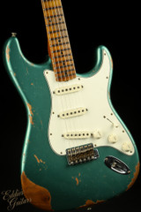 2023 - Fender Custom Shop Eddie's Guitars Exclusive Dealer Select Roasted 1963 Stratocaster Heavy Relic - Sherwood Green Metallic