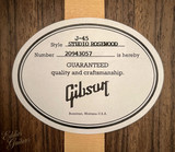 2023 - Gibson J45 Studio Rosewood Antique Natural Gloss 4.12 #20943057