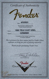 Used - Fender Custom Shop 1960 Telecaster Custom Heavy Relic - Gold Sparkle