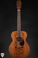 Huss & Dalton OM Custom – Curly Redwood & Cocobolo Acoustic Guitar