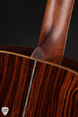 Huss & Dalton OM Custom – Curly Redwood & Cocobolo Acoustic Guitar