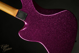2023 - Suhr Eddie's Guitars Exclusive Roasted Classic JM Mastery - Magenta Sparkle