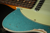 Used - Fender Custom Shop 1960 Telecaster Custom Heavy Relic - Teal Green Metallic Sparkle