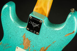 2023 - Fender Custom Shop 1967 Stratocaster Heavy Relic - Sea Foam Green Sparkle