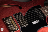 Paul Reed Smith S2 Vela Semi Hollow Satin Electric Guitar in Red Apple Metallic