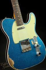 Fender Custom Shop 1960 Telecaster Custom Heavy Relic - Blue Sparkle