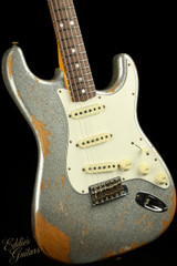 2023 - Fender Custom Shop 1967 Stratocaster Heavy Relic - Silver Sparkle