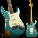 2023 - Fender Custom Shop 1967 Stratocaster Heavy Relic - Teal Green Metallic Sparkle