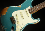 2023 - Fender Custom Shop 1967 Stratocaster Heavy Relic - Teal Green Metallic Sparkle