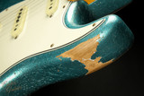 2023 - Fender Custom Shop 1967 Stratocaster Heavy Relic - Teal Green Metallic Sparkle