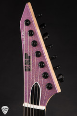 ESP USA M-7 Baritone HT Seymour Duncans Electric Guitar in Disco Pink Sparkle