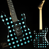 Used - Kramer NightSwan, Black with Blue Polka Dots