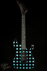 Used - Kramer NightSwan, Black with Blue Polka Dots
