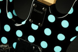 Used - Kramer NightSwan, Black with Blue Polka Dots