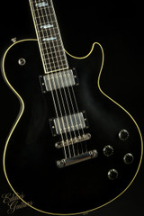 Used - Collings City Limits Deluxe Aged - Jet Black Top w/Dog Hair/ThroBaks/Custom Inlay