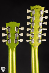 Gibson Custom Shop PSL Mid 60s EDS 1275 electric guitar in gecko green sparkle