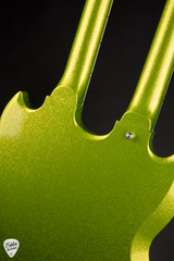 Gibson Custom Shop PSL Mid 60s EDS 1275 electric guitar in gecko green sparkle