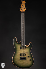 Ernie Ball Music Man Rabea Massaad Signature Sabre electric guitar in Emerald Hill Burst