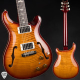 Paul Reed Smith Hollowbody II Piezo electric guitar in dark cherry sunburst