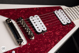 2019 Epiphone Dave Rude Signature Flying V electric guitar in Alpine White