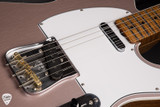 Fender Custom Shop Eddies Guitars Exclusive Dealer Select Roasted 1963 Telecaster Electric guitar in dusk pearl