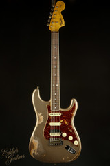 2022 - Fender Custom Shop Limited Edition 1967 HSS Stratocaster Heavy Relic - Aged Shorline Gold #143 / Winter Custom Shop Event