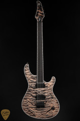 2024 – Mayones Regius 6 – Transparent Jeans Black Gloss Electric Guitar