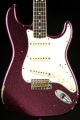 2022 - Fender Custom Shop LTD 1965 Stratocaster Relic - Aged Magenta Sparkle