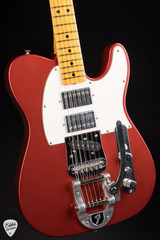Fender Stories Collection Mike Campbell Red Dog Telecaster, Maple Fingerboard Electric Guitar in Red Dog Red