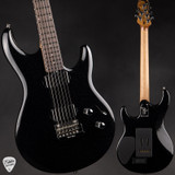 Ernie Ball Music Man Luke 4 Steve Lukather Artist Signature Electric Guitar in Black Sparkle