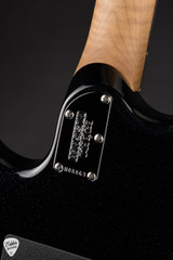 Ernie Ball Music Man Luke 4 Steve Lukather Artist Signature Electric Guitar in Black Sparkle