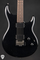 Ernie Ball Music Man Luke 4 Steve Lukather Artist Signature Electric Guitar in Black Sparkle
