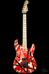 Used - EVH Striped Series - Red with White and Black Stripes