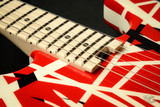 Used - EVH Striped Series - Red with White and Black Stripes