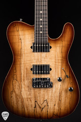 Suhr Modern T – Spalt Maple & Roasted Swamp Ash Electric Guitar in Brown Burst