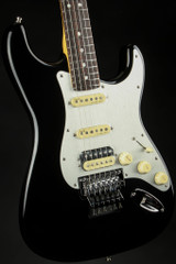 Fender American Ultra Luxe Stratocaster Floyd Rose HSS, Rosewood - Mystic Black/B Stock