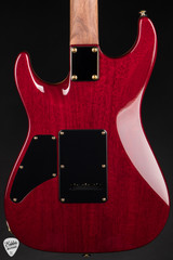 Suhr Standard Carve Top Pau Ferro Neck Electric Guitar in Trans Teal Burst