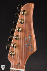 Suhr Standard Carve Top Pau Ferro Neck Electric Guitar in Trans Teal Burst