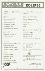 ESP USA Eclipse Electric Guitar in Rainbow Sparkle