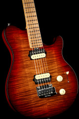 Ernie Ball Music Man Axis Super Sport - Roasted Amber Flame
