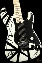 EVH Striped Series - White with Black Stripes