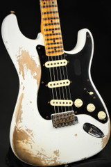 Fender Custom Shop LTD Poblano Strat Super Heavy Relic - Aged White Blonde