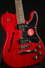 Used - Fender Jim Adkins JA-90 Telecaster Thinline - Crimson Red Transparent